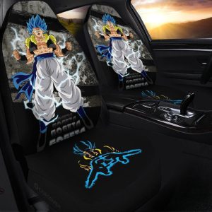 Gogeta Car Seat Covers Custom Anime Dragon Ball Car Interior Accessories