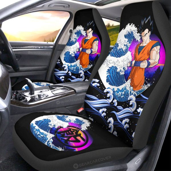 Gohan Car Seat Covers Custom Dragon Ball Car Interior Accessories