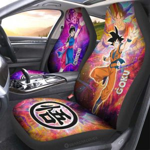 Goku And Chichi Car Seat Covers Custom Car Accessories