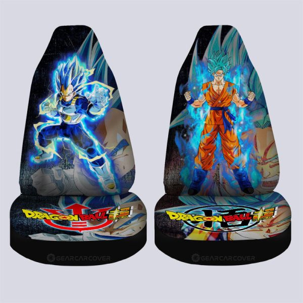 Goku And Vegeta Car Seat Covers Custom Car Accessories