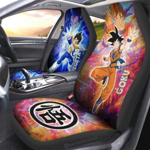 Goku And Vegeta Car Seat Covers Custom Car Accessories