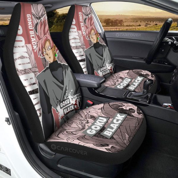 Goku Black Car Seat Covers Custom Anime Dragon Ball Car Accessories