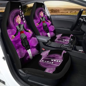 Goku Black Rose Car Seat Covers Custom Anime Dragon Ball Car Accessories