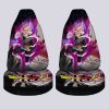 Goku Black Rose Car Seat Covers Custom Dragon Ball Anime Car Accessories