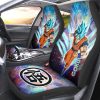 Goku Blue Car Seat Covers Custom Dragon Ball Anime Car Accessories