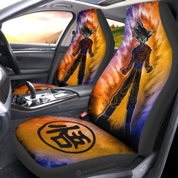 Goku Car Seat Covers Custom Anime Car Accessories