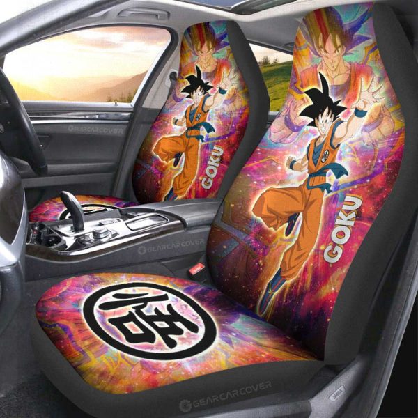 Goku Car Seat Covers Custom Car Accessories