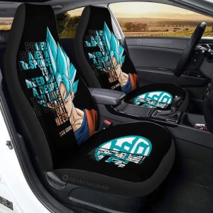 Goku Car Seat Covers Custom Gift For Fans