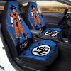 Goku Car Seat Covers Custom Manga Color Style