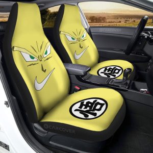 Goku Super Saiyan Eyes Car Seat Covers Custom Dragon Ball Anime Car Interior Accessories