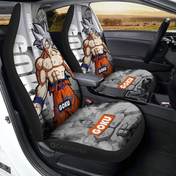 Goku Ultra Car Seat Covers Custom Anime Dragon Ball Car Accessories