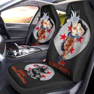 Goku Ultra Instinct Car Seat Covers Custom Car Accessories