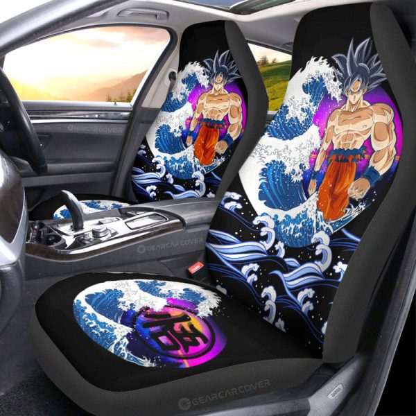 Goku Ultra Instinct Car Seat Covers Custom Car Interior Accessories