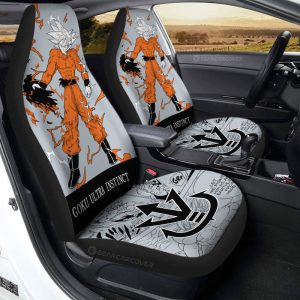 Goku Ultra Instinct Car Seat Covers Custom Dragon Ball Anime For Car