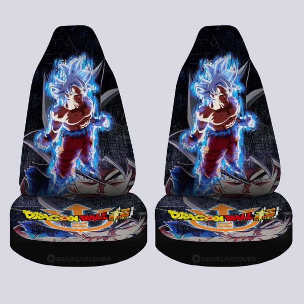 Goku Untra Instinct Car Seat Covers Custom Car Accessories