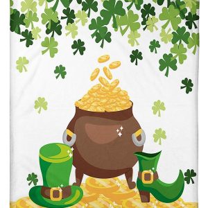 Gold Coins With St Patrick Blanket