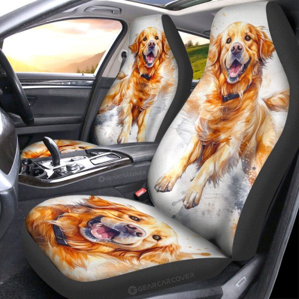 Golden Retriever Car Seat Covers Custom Car Accessories