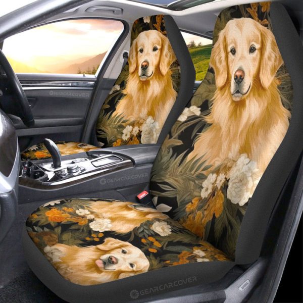 Golden Retriever Car Seat Covers Custom Car Accessories