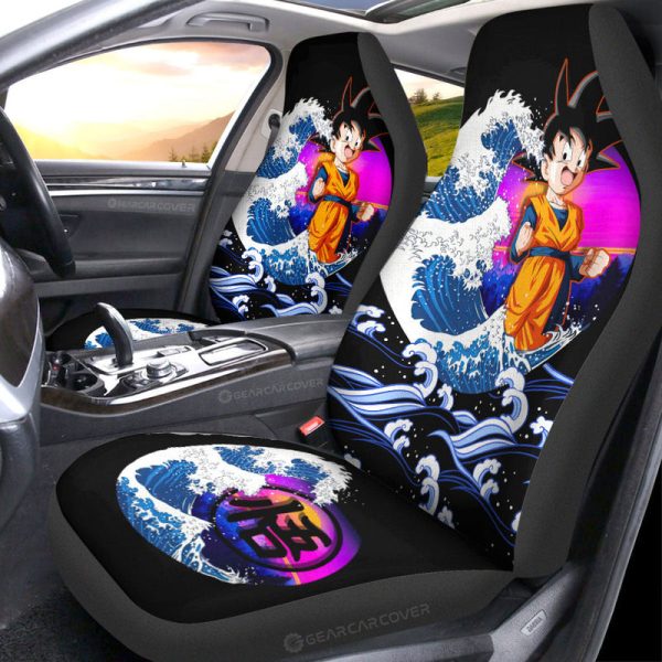 Goten Car Seat Covers Custom Dragon Ball Car Interior Accessories