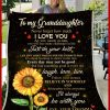 Gramma Giving Granddaughter  Never Forget How Much I Love You Blanket