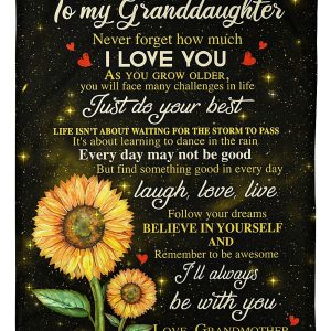 Granddaughter Always Be With You Blanket