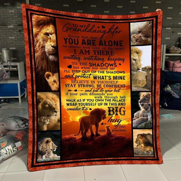 Granddaughter Gifts – Lion – I Am There Waiting