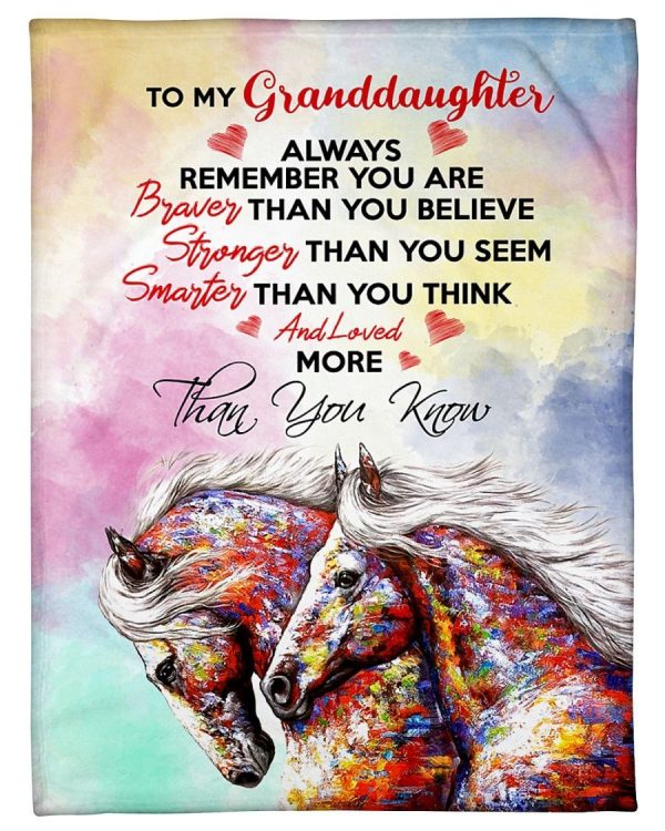 Granddaughter You Are So Loved Blanket