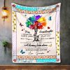 Granddaughter  – I Wish You Joy And Peace Love And Laughter Blanket