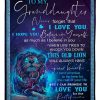 Granddaughter  – To My Granddaughter This Old Lion Will Always Have Your Back I Hope You Believe In Yourself Blanket