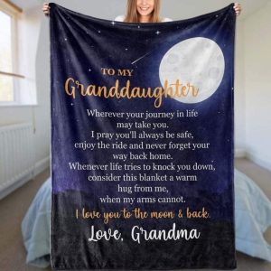 Granddaughter  – To My Granddaughter Whenever Life Tries To Knock You Down Consider This  A Warm Hug From Me When My Arms Cannot Blanket