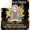 Grandma And Grandpa Gift To Daughter You Are Our Sunshine Blanket