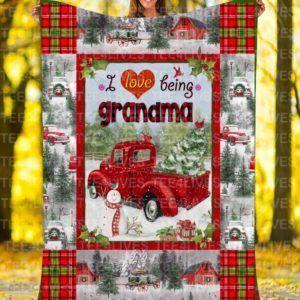 Grandma Christmas  AUQ FUCT2409 Blanket