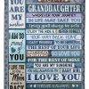 Grandma Giving Granddaughter I Love You Forever And Always Blanket