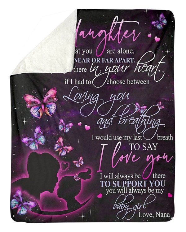 Grandma To Granddaughter Love Gift Blanket