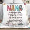 Grandma  – Nana We Hugged This  We Squeezed It Really Tight We Filled It With Our Wishes Blanket