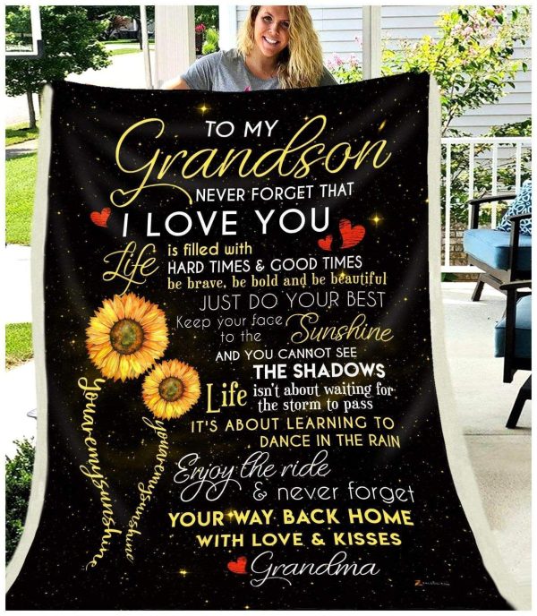 Grandson You Are My Sunshine  Your Way Back Home With Love Blanket