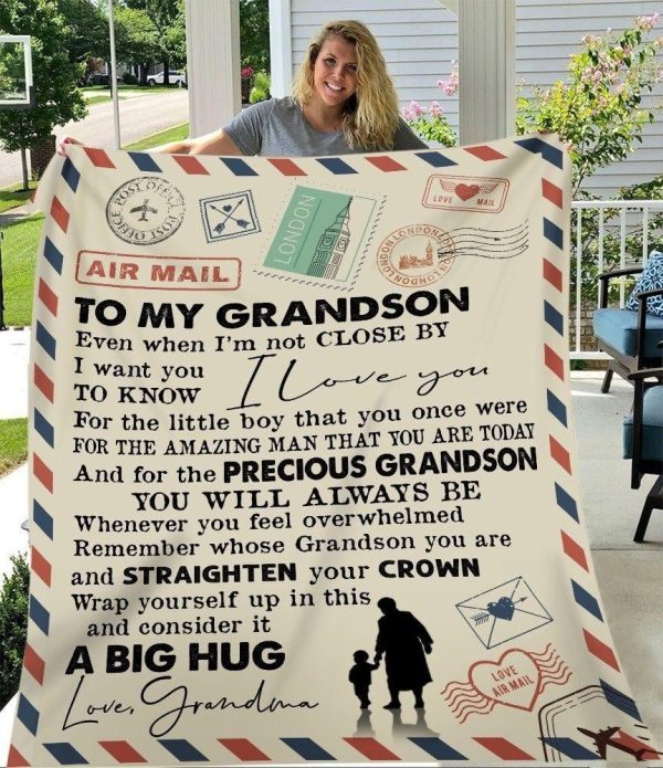 Grandson  – To My Grandson Even When I’M Not Close By I Want You To Know I Love You Blanket