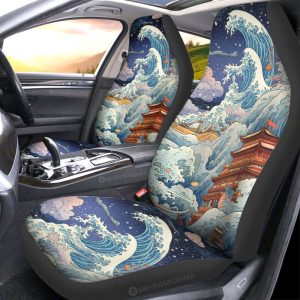 Great Wave Kanagawa Car Seat Covers Custom Car Accessories