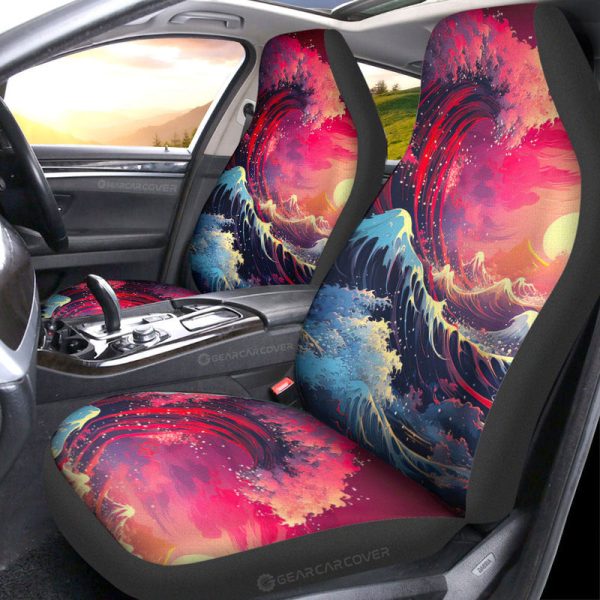 Great Wave Kanagawa Car Seat Covers Custom Car Accessories