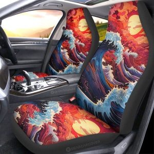 Great Wave Kanagawa Car Seat Covers Custom Car Accessories