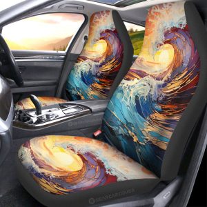 Great Wave Kanagawa Car Seat Covers Custom Car Accessories