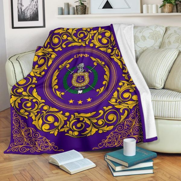 Greek Life Premium Blanket – Omega Psi Phi Fraternity Premium Blanket