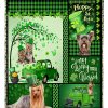 Green Truck Yorkshire Terrier Blanket