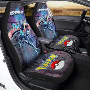 Greninja Car Seat Covers Custom Anime Galaxy Manga Style