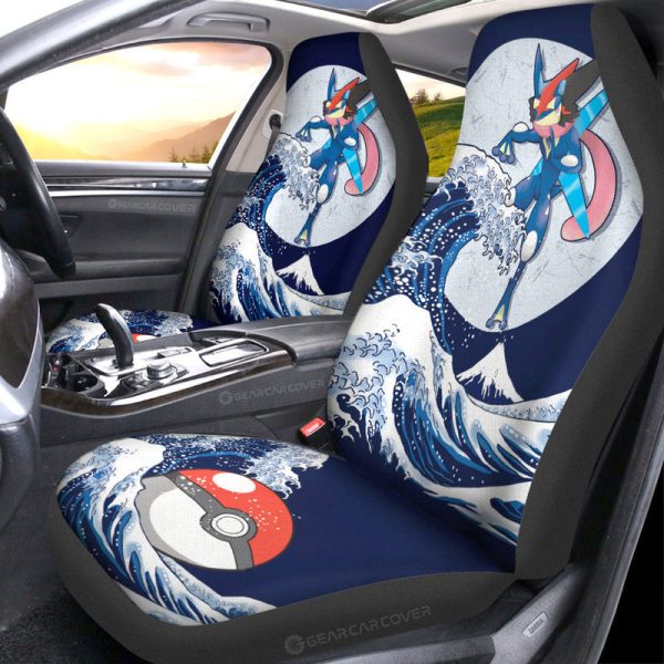 Greninja Car Seat Covers Custom Pokemon Car Accessories