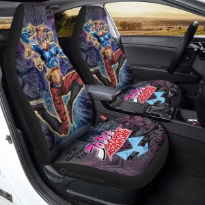 Guido Mista Car Seat Covers Custom Galaxy Style JJBA Anime Car Accessories