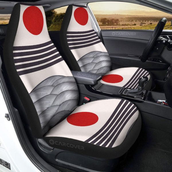 Hanafuda Rising Sun Car Seat Covers Custom Car Interior Accessories