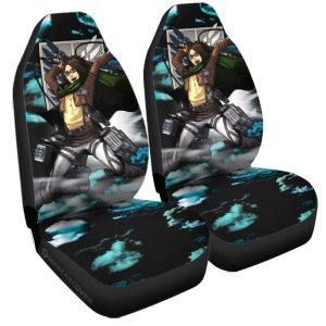 Hange Zoe Car Seat Covers Custom Attack On Titan Anime Car Accessories