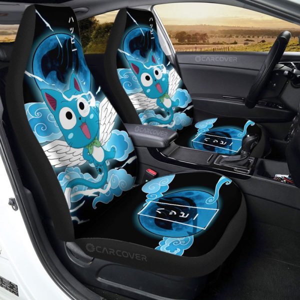 Happy Car Seat Covers Custom Fairy Tail Anime Car Accessories