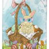 Happy Easter Rabbit Blanket